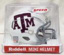 テキサスA&M アギーズ リデル レボリューション スピード レプリカ ミニヘルメット※白バージョン / NCAA グッズ Texas A&M Aggies Riddell Revolution Speed Mini Helmet