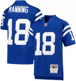 ペイトン・マニング インディアナポリス コルツ ミッチェル&ネス スローバック ジャージ (青)/ Peyton Manning Indianapolis Colts Mitchell&Ness Jersey