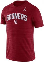 オクラホマ スーナーズ ジョーダンブランド ベロシティ ドライフィットTシャツ3 (クリムゾン)/ Oklahoma Sooners