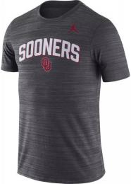 オクラホマ スーナーズ ジョーダンブランド ベロシティ ドライフィットTシャツ3 (チャコールグレー)/ Oklahoma Sooners