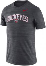 オハイオステイト バックアイズ ナイキ ベロシティ ドライフィットTシャツ3 (チャコールグレー)/ Ohio State Buckeyes