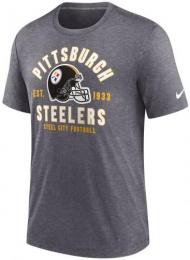 ピッツバーグ スティーラーズ ナイキ '23 トリブレンド ヘルメット Tシャツ(グレー)/ Pittsburgh Steelers