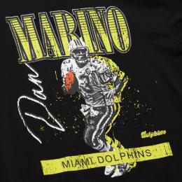 ダン マリーノ マイアミ ドルフィンズ ミッチェル&ネス レジェンド プレイヤー ヴィンテージロゴ Tシャツ (黒)/ Dan Marino Miami Dolphins