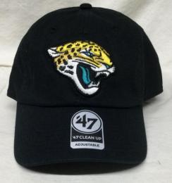 ジャクソンビル ジャガーズ '47BRAND ( フォーティーセブンブランド ) NFL レガシー クリーンアップ スラウチ CAP (黒)/ Jacksonville Jaguars