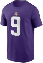 J・J・マッカーシー ミネソタ バイキングス ナイキ プレイヤーナンバー両面Tシャツ (紫)/ J.J. McCarthy Minnesota Vikings