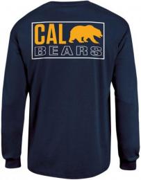 カリフォルニア ゴールデンベアーズ ラッセル コットン 両面長袖Tシャツ (紺)/ California Golden Bears