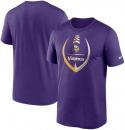 ミネソタ バイキングス ナイキ サイドライン アイコン レジェンド Tシャツ (ドライフィット版) (紫) / Minnesota Vikings