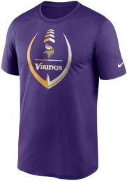 ミネソタ バイキングス ナイキ サイドライン アイコン レジェンド Tシャツ (ドライフィット版) (紫) / Minnesota Vikings