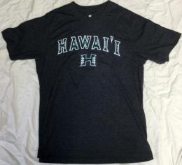 ハワイ レインボー ウォリアーズ コロシアム 半袖Tシャツ (黒)/ Hawaii Rainbow Warriors