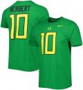 ジャスティン・ハーバート オレゴン ダックス ナイキ プレイヤー&ナンバー両面Tシャツ (アップルグリーン)/ Justin Herbert Oregon Ducks