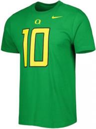 ジャスティン・ハーバート オレゴン ダックス ナイキ プレイヤー&ナンバー両面Tシャツ (アップルグリーン)/ Justin Herbert Oregon Ducks