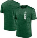 ニューヨーク ジェッツ ナイキ '24 サイドライン ベロシティ Tシャツ1 (ドライフィット版) (緑) / New York Jets