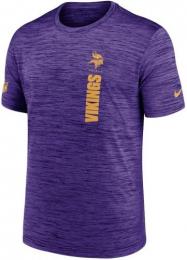 ミネソタ バイキングス ナイキ '24 サイドライン ベロシティ Tシャツ1 (ドライフィット版) (紫) / Minnesota Vikings