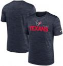 ヒューストン テキサンズ ナイキ '24 サイドライン ベロシティ Tシャツ2 (ドライフィット版) (紺) / Houston Texans