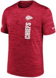 カンザスシティ チーフス ナイキ '24 サイドライン ベロシティ Tシャツ1 (ドライフィット版) (赤) / Kansas City Chiefs