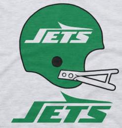 ニューヨーク ジェッツ ビッグ ヘルメット Tシャツ (グレー) / New York Jets