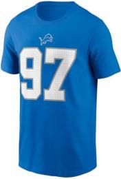 エイダン・ハッチンソン デトロイト ライオンズ ナイキ プレイヤーナンバー両面Tシャツ (ライオンズブルー)/ Aidan Hutchinson Detroit Lions