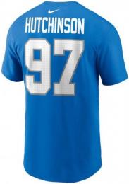 エイダン・ハッチンソン デトロイト ライオンズ ナイキ プレイヤーナンバー両面Tシャツ (ライオンズブルー)/ Aidan Hutchinson Detroit Lions