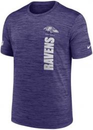 ボルチモア レイブンズ ナイキ '24 サイドライン ベロシティ Tシャツ1 (ドライフィット版) (紫) / Baltimore Ravens