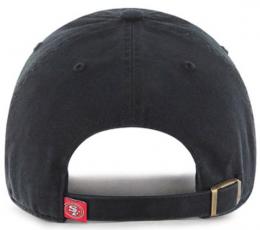 サンフランシスコ フォーティーナイナーズ '47BRAND ( フォーティーセブンブランド ) NFL レガシー クリーンアップ スラウチ CAP (黒)/ San Francisco 49ers